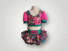 Load image into Gallery viewer, Two piece dance costume, Custom Dance costume, dance competition costume, handmade dance costume,