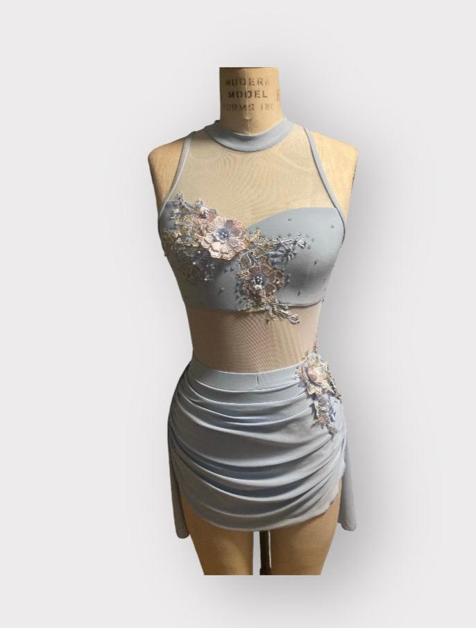 Custom Dance costume, lyrical costume, handmade costume, competition c –  Dolho Design