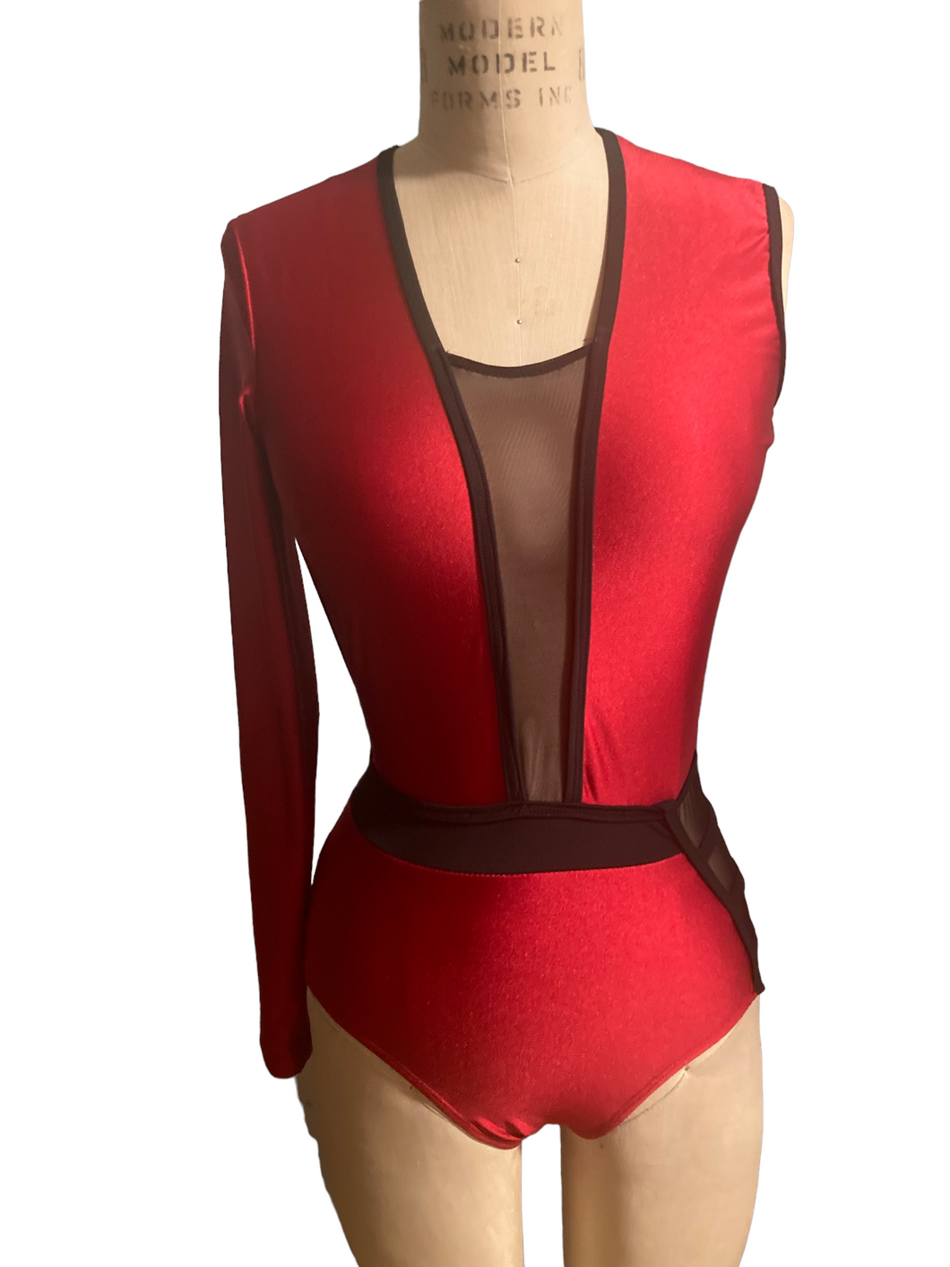 Custom made costume for Ellie, competitive costume, reserved listing for a red and black leo